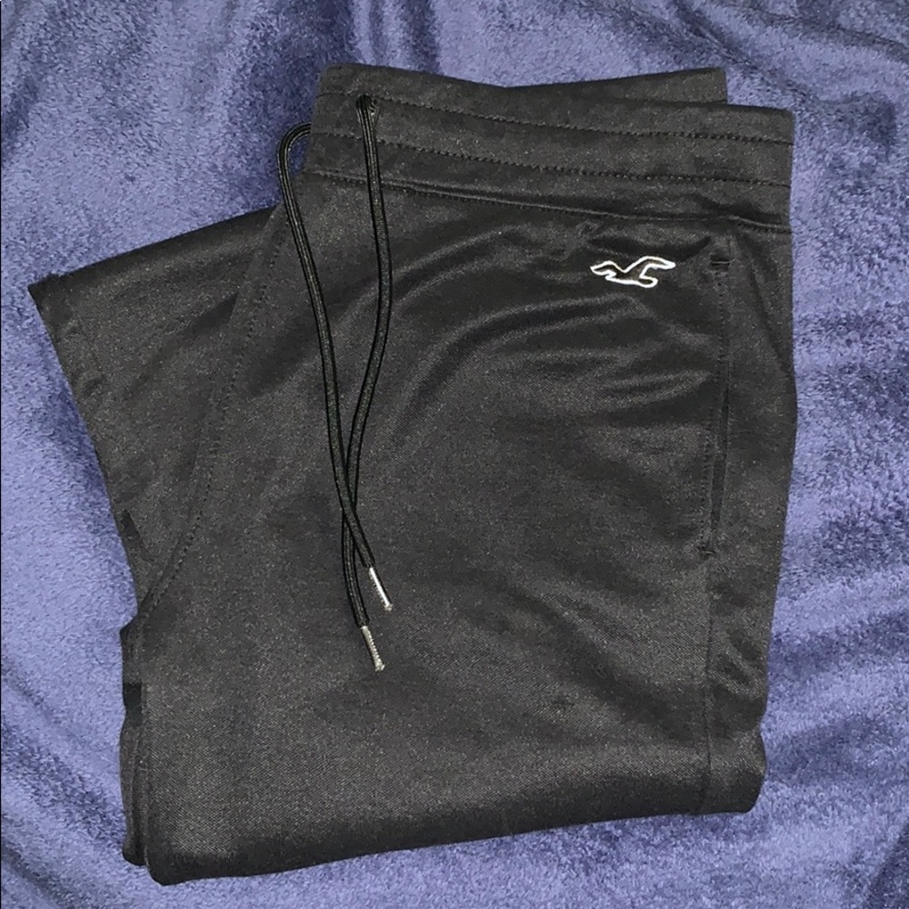 Men’s Black Jogger Pants (Hollister)